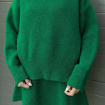 Conjunto de Malha Outono feminino