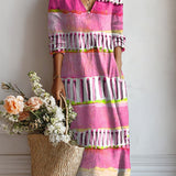Pérola – Vestido Maxi Boémio Elegante