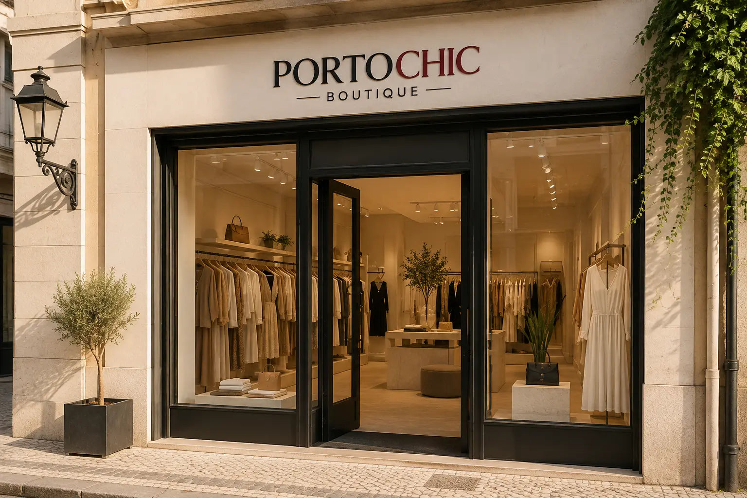 Fachada da boutique PortoChic